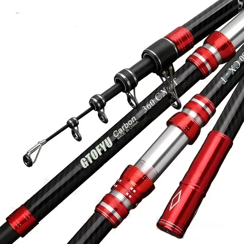 Fishing Rod Surf - คันเบ็ดตกปลาแบบยืดหดได้ 2.7ม. 3.0ม. 3.6ม. 3.9ม. 4.2ม.