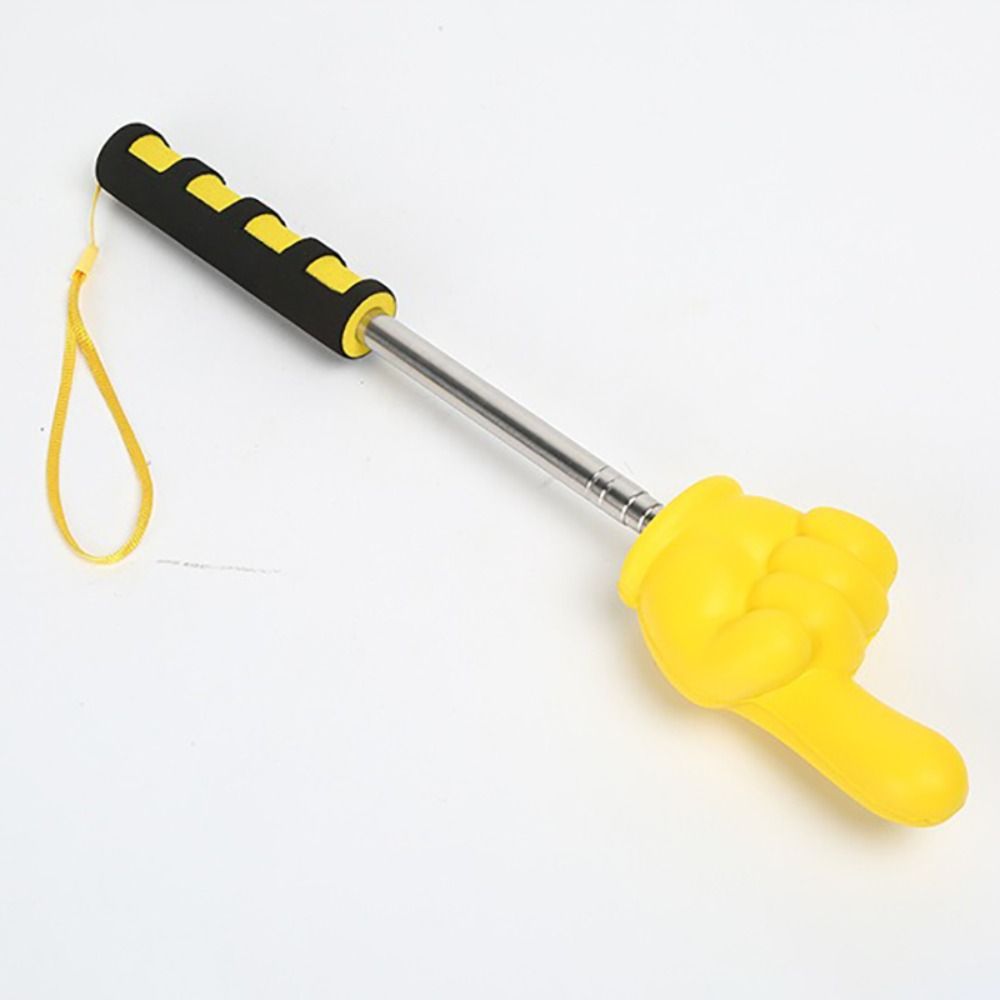 Fishing Rod Telescopic - แท่งชี้นิ้วคุณภาพสูง แบบยืดหดได้ ดีไซน์รูปนิ้วมือ สำหรับไวท์บอร์ด อุปกรณ์ชี้นำสำหรับการสอน อุปกรณ์สำนักงานและโรงเรียน