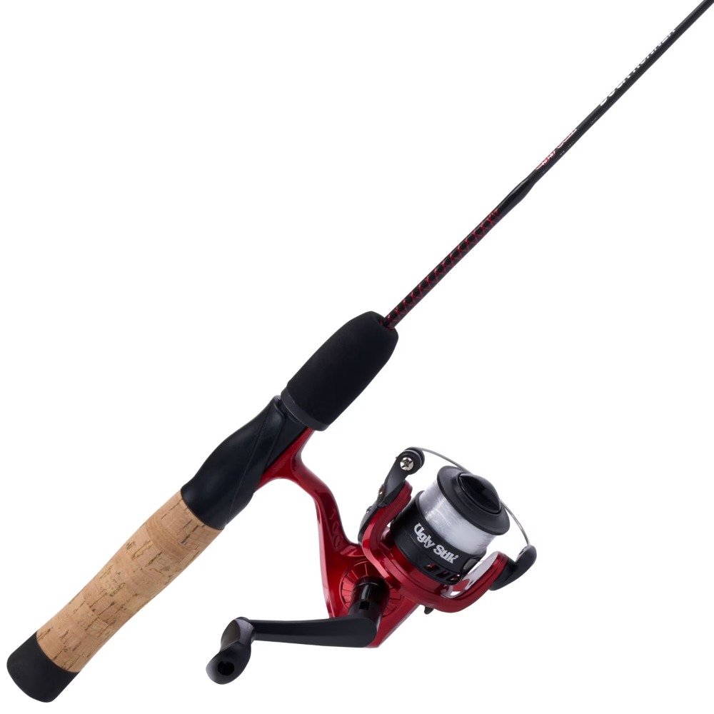 Fishing Rod Spinning - ชุดคันเบ็ดและรอกตกปลาขนาดกลาง 3 ฟุต แบบสปินนิ่ง ขนาด 30
