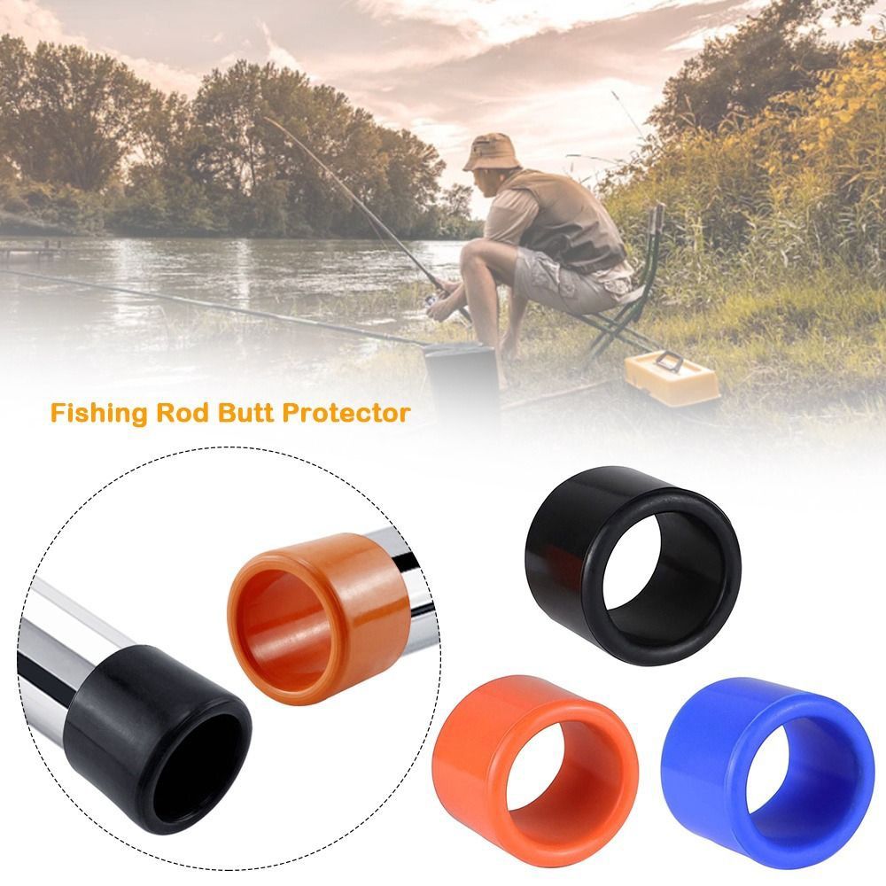 Fishing Rod Case - ฝาครอบป้องกัน ยางหุ้มคันเบ็ด วัสดุยาง ดีไซน์ป้องกัน ที่ใส่คันเบ็ด แบบฝาครอบหลอด