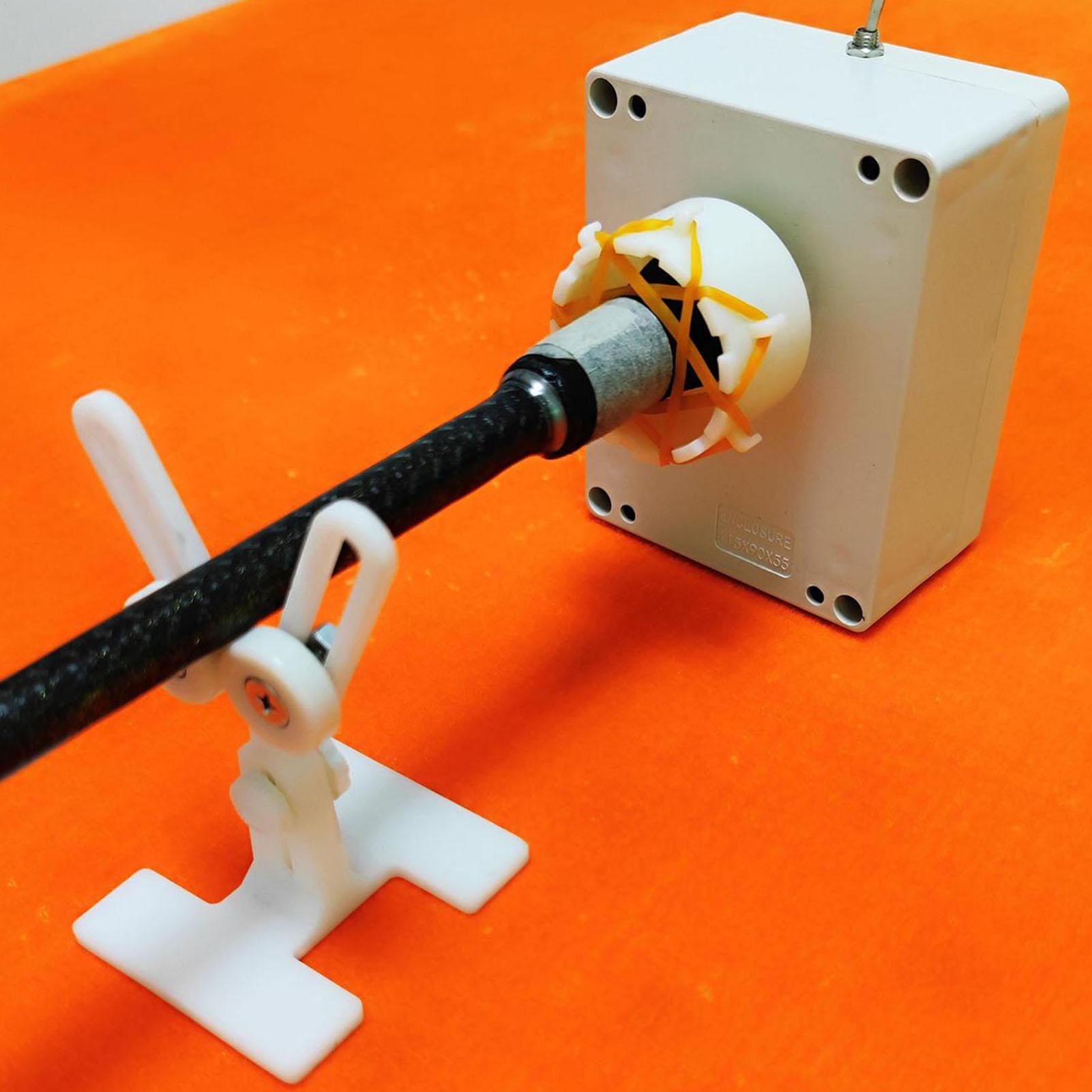Fishing Rod Building Kit - เครื่องติดกาวอีพ็อกซี่สำหรับคันเบ็ด 0-40 รอบต่อนาที เครื่องพันกาวเรซิ่นอีพ็อกซี่แบบหมุน เครื่องพันคันเบ็ดไฟฟ้า เครื่องมือระดับมืออาชีพ
