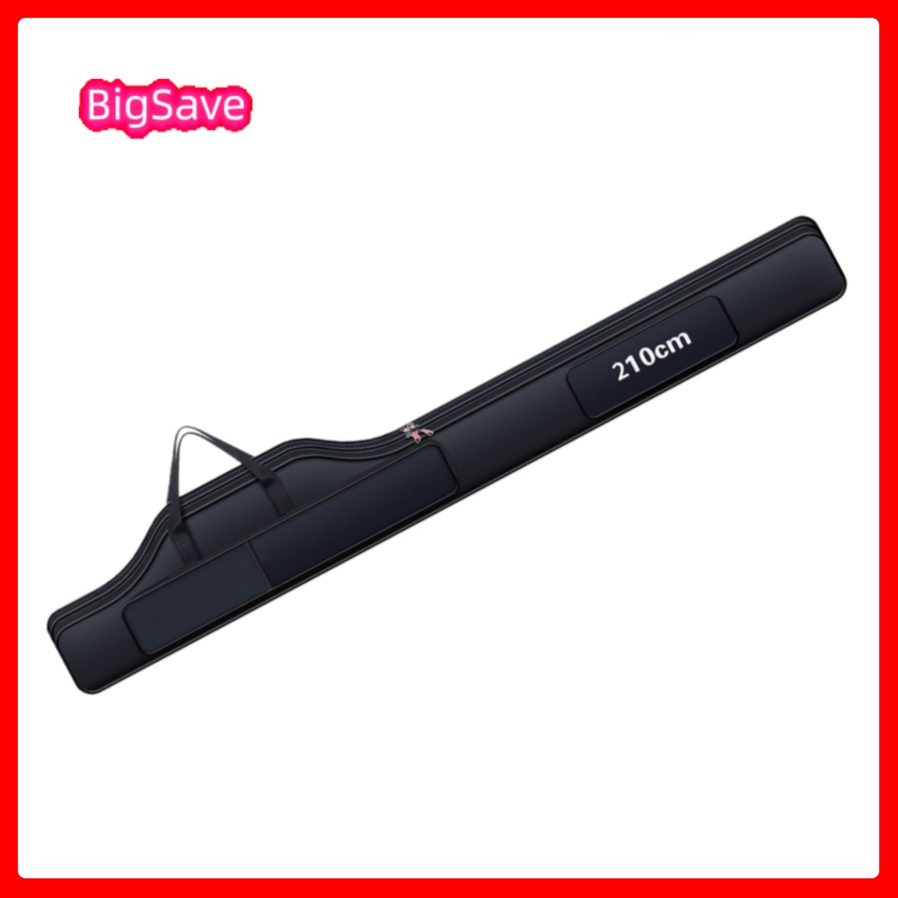 Fishing Rod Case - กระเป๋าตกปลาแบบพกพา กระเป๋าใส่คันเบ็ดแบบพับได้ กระเป๋าใส่รอกตกปลา อุปกรณ์ตกปลา กระเป๋าใส่เครื่องมือ กระเป๋าเดินทาง