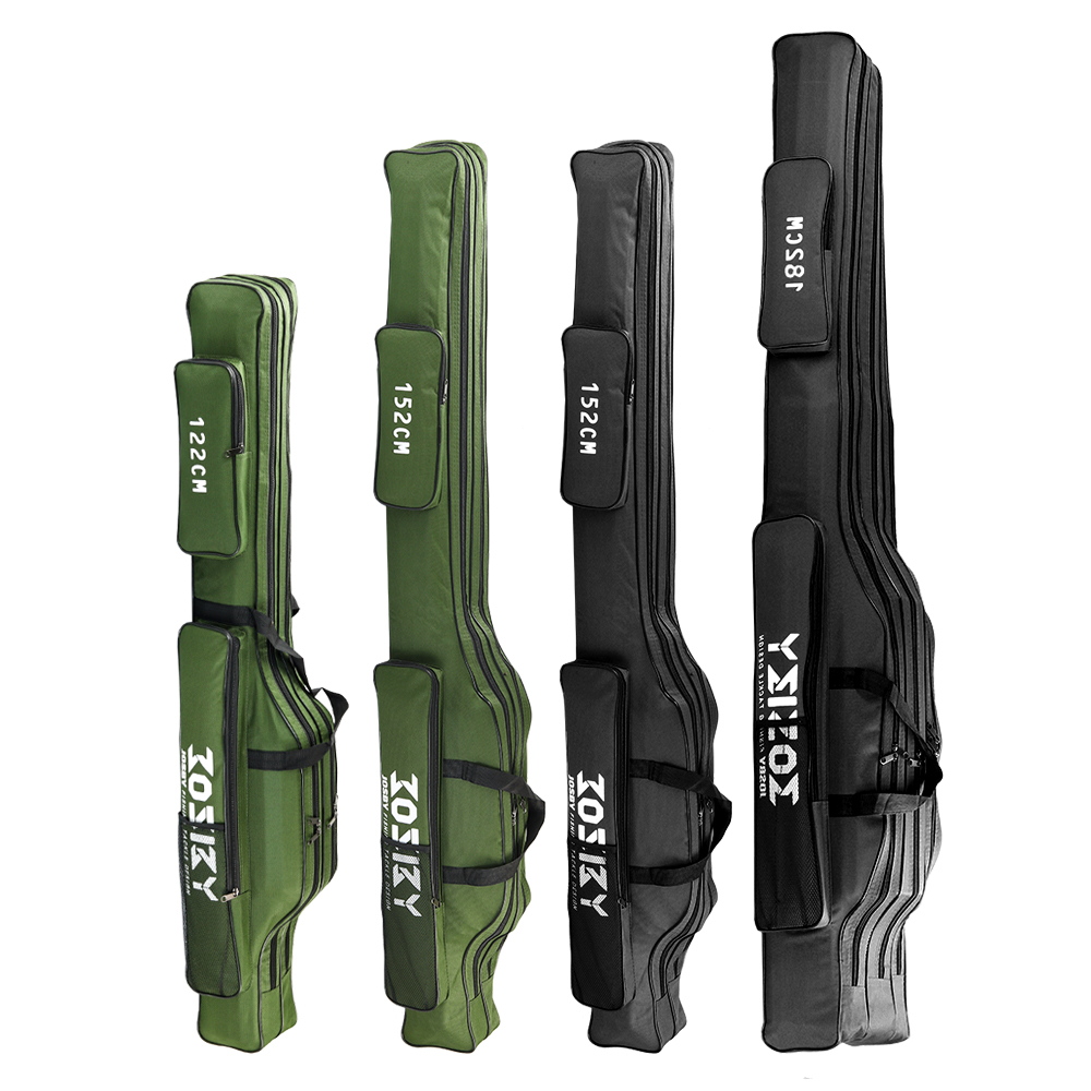 Fishing Rod Travel - แบบพกพาพับตกปลา Rod Carrier Fish POLE Reel