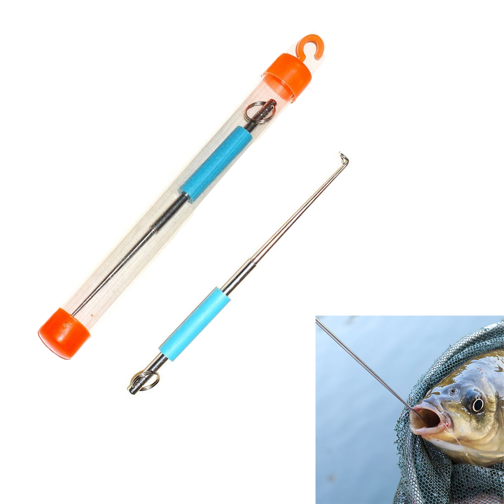 1ชิ้นตะขอตกปลาสแตนเลสปลอดภัยอุ - Fishing Rod Building Kit บทวิจารณ์และราคา