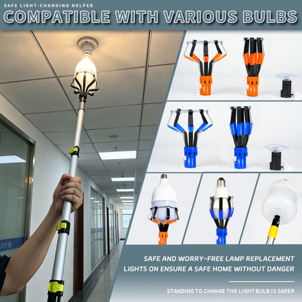 เครื่องมือเปลี่ยนหลอดไฟแบบมืออ - Fishing Rod Telescopic บทวิจารณ์และราคา