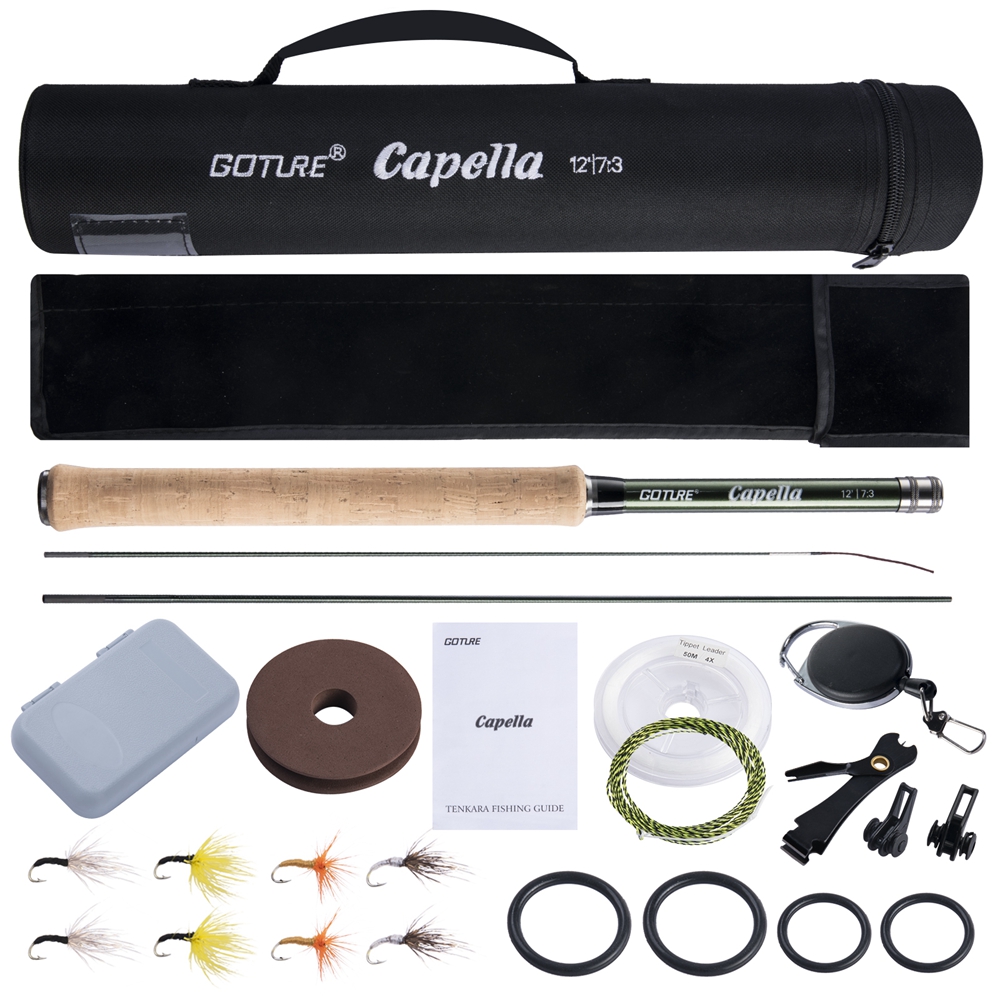 Goture Tenkara Fly Fishing Rod - Fishing Rod Carbon Fiber บทวิจารณ์และราคา