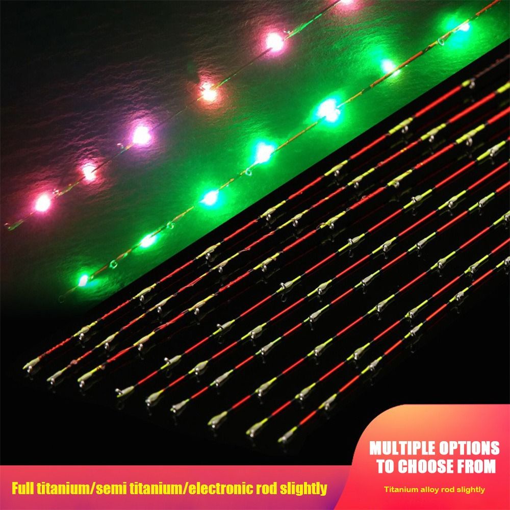 55 ซม.LED ครึ่งไทเทเนียม/Full  - Fishing Rod Tip Replacement บทวิจารณ์และราคา