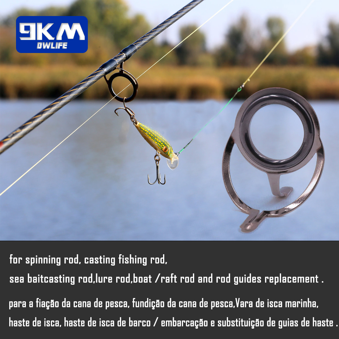 คู่มือคันเบ็ด 9 ~ 200 ชิ้นสแตน - Fishing Rod Building Kit บทวิจารณ์และราคา