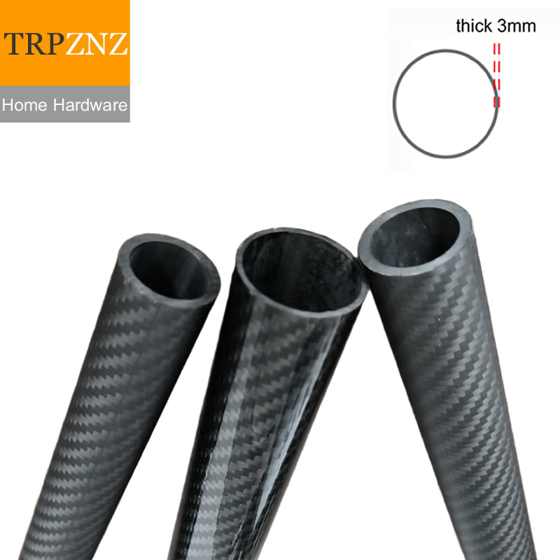 3K คาร์บอนไฟเบอร์ท่อ OD 12-35  - Fishing Rod Carbon Fiber บทวิจารณ์และราคา