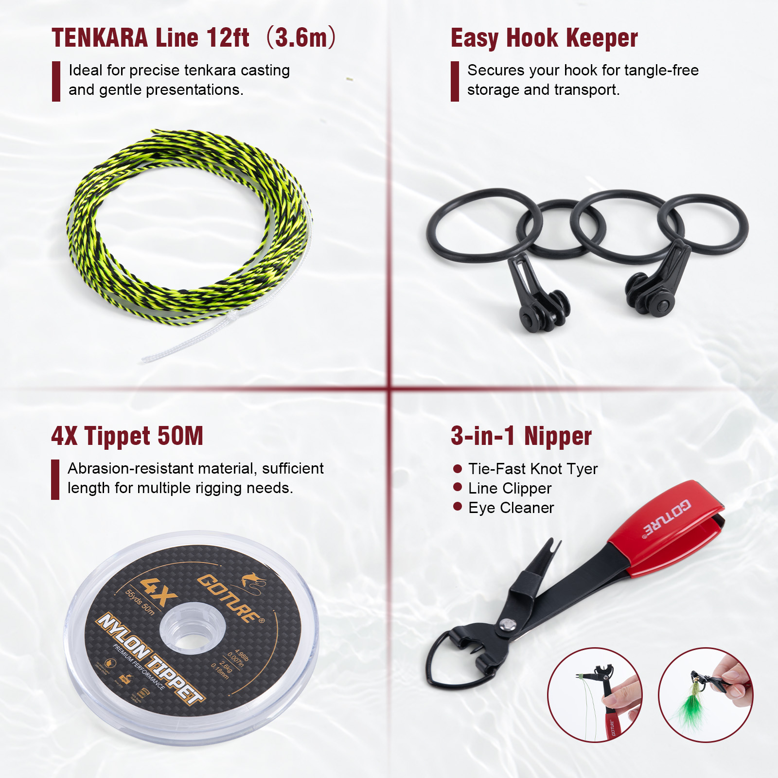 ชุดคันเบ็ดตกปลา Goture คันเบ็ด - Fishing Rod Fly บทวิจารณ์และราคา
