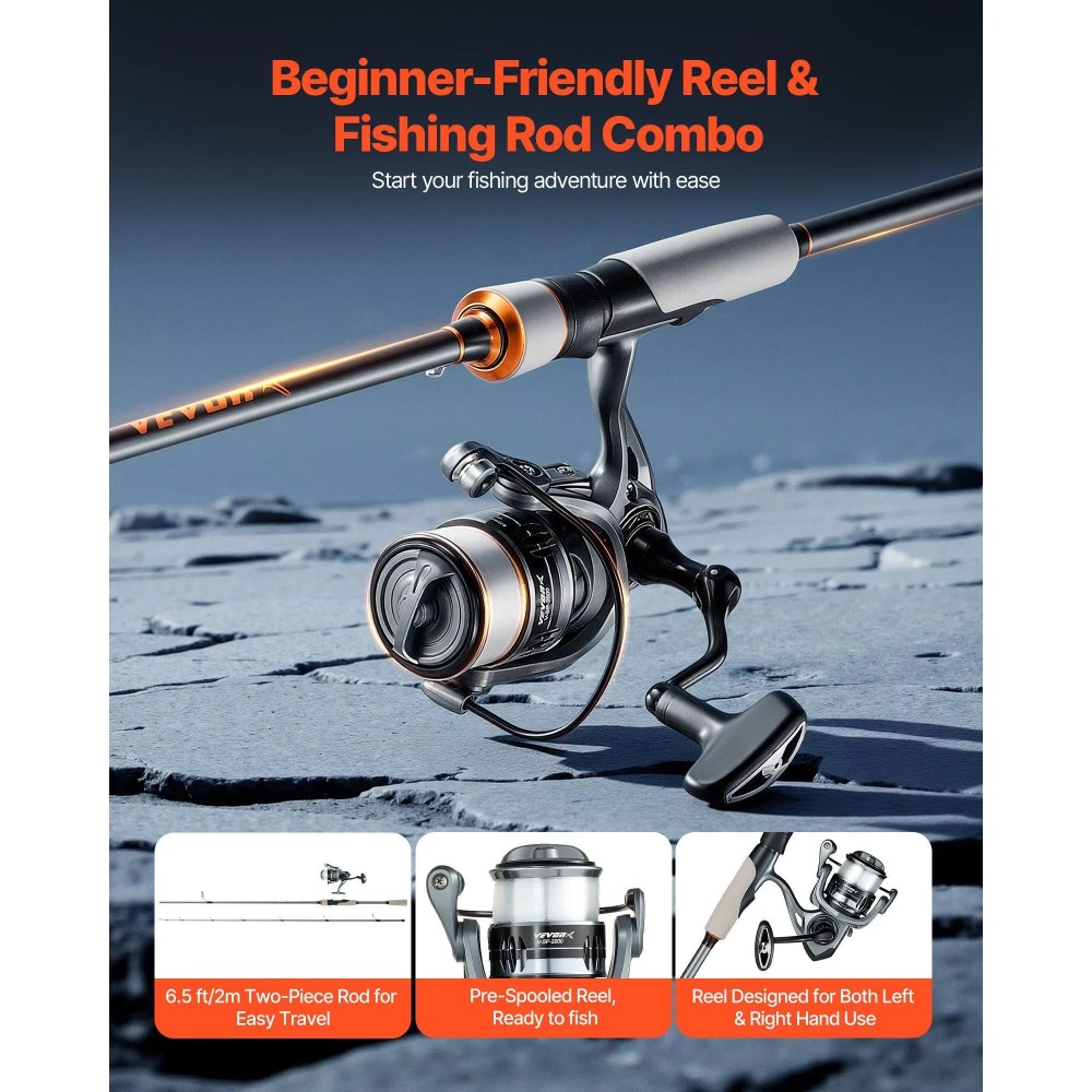 ชุดคันเบ็ดตกปลาคาร์บอนไฟเบอร์  - Fishing Rod Carbon Fiber บทวิจารณ์และราคา