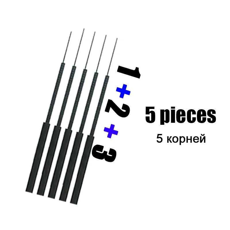 4.1 มม.-6.4 มม.5 ชิ้นตกปลาRod  - Fishing Rod Tip Replacement บทวิจารณ์และราคา