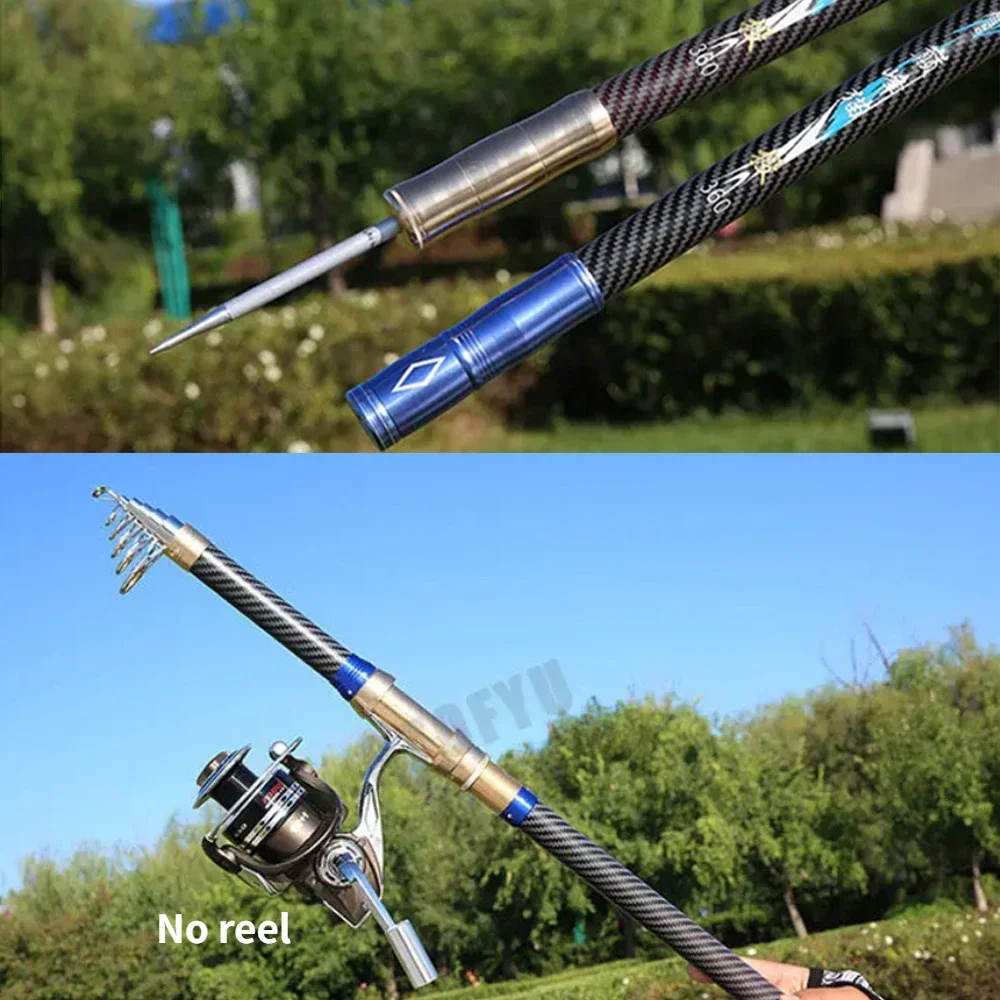 ที่ดีที่สุดTelescopicแบบพกพาRo - Fishing Rod Surf บทวิจารณ์และราคา