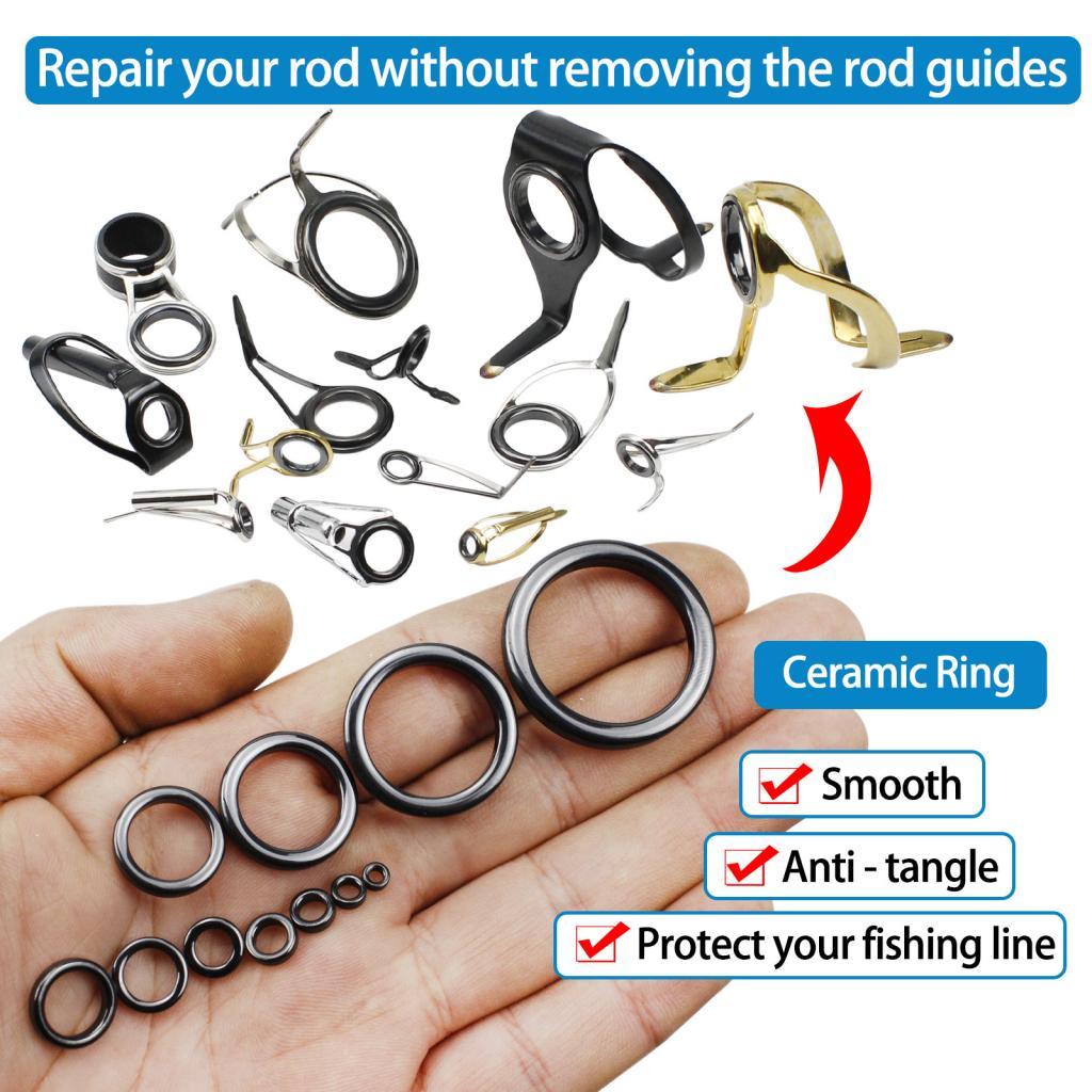 ชุดซ่อมปลายคันเบ็ด ชุดอุปกรณ์เ - Fishing Rod Repair Kit บทวิจารณ์และราคา