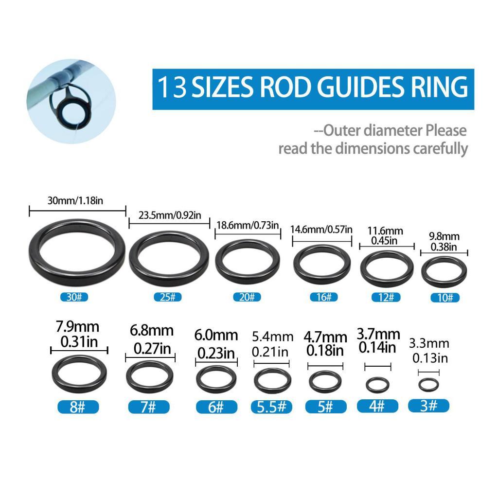 ชุดซ่อมปลายคันเบ็ด ชุดอุปกรณ์เ - Fishing Rod Repair Kit บทวิจารณ์และราคา