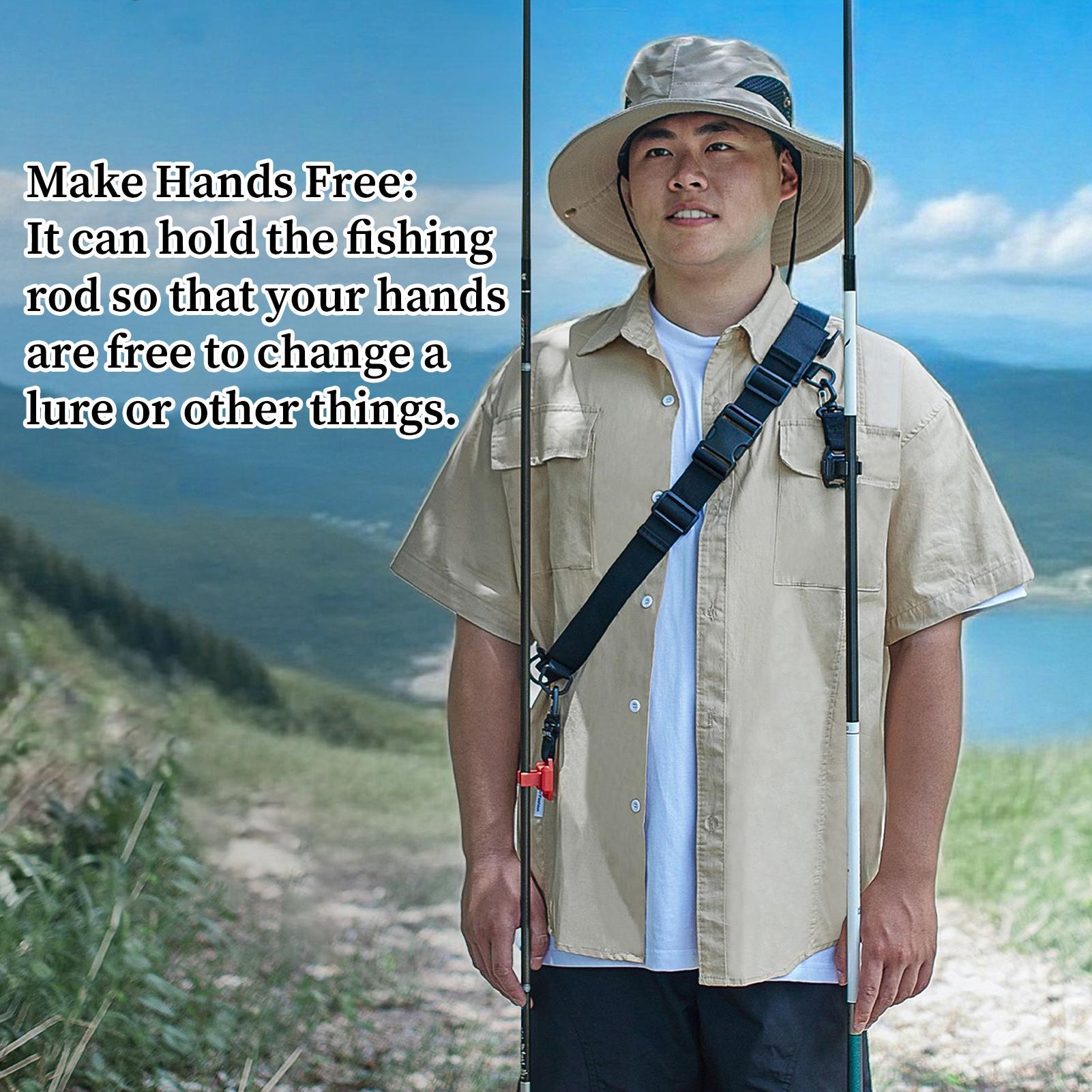 ที่ยึดคันเบ็ดแบบพกพา สายรัดปรั - Fishing Rod Travel บทวิจารณ์และราคา