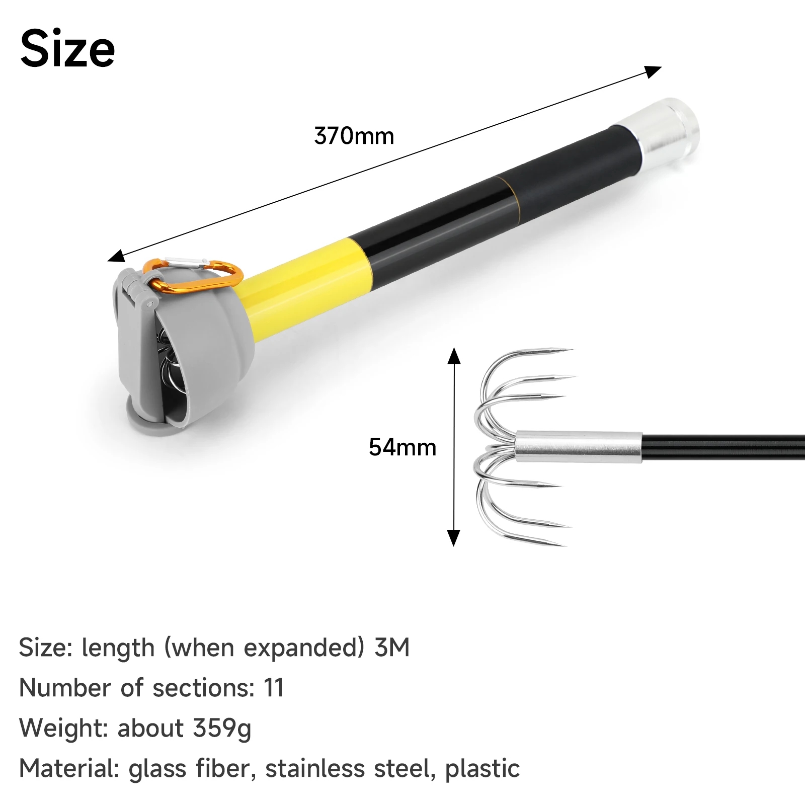 เบ็ดตกปลาหมึก SANLIKE 7 ง่าม ส - Fishing Rod Carbon Fiber บทวิจารณ์และราคา