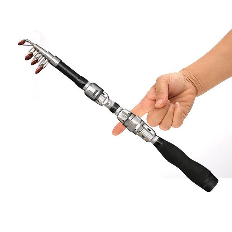 คันเบ็ดตกปลาแบบปรับได้ 1 เมตร  - Fishing Rod Casting บทวิจารณ์และราคา